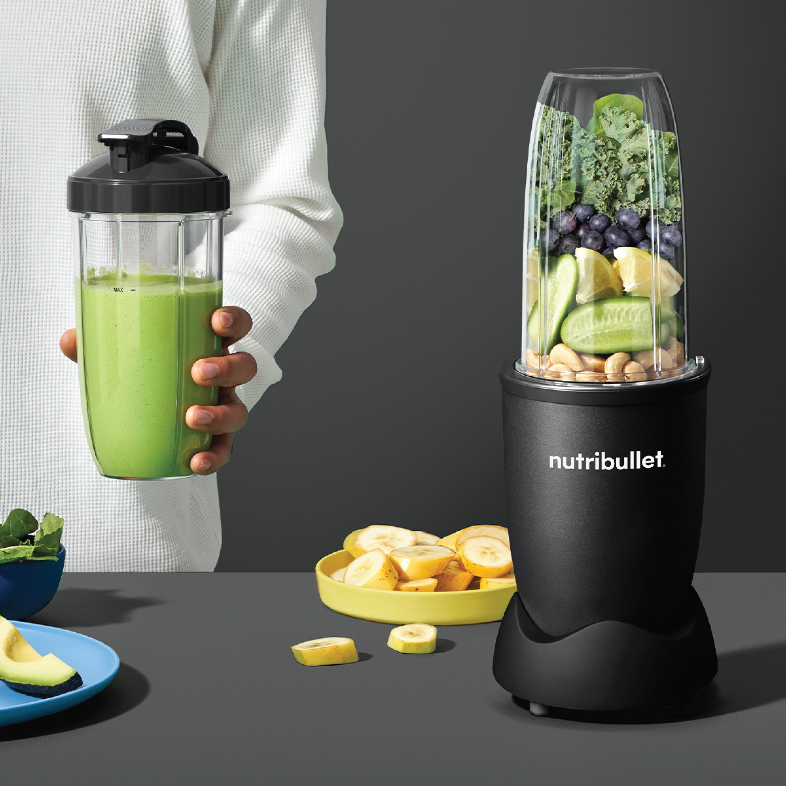 NUTRIBULLET BLENDER 900 12PC MATE BLACK