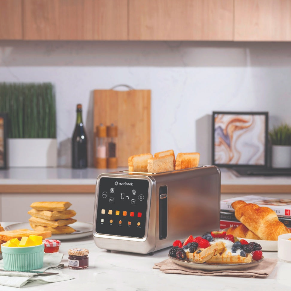 NUTRICOOK TOASTI DIGITAL TOASTER  4-SLICE
