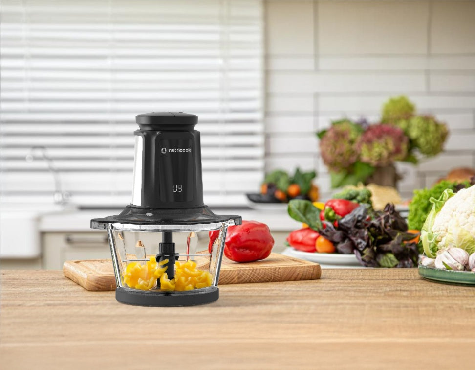 NUTRICOOK CHOPPI XXXL - 3L GLASS + SS BOWL