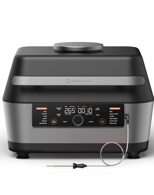 NUTRICOOK REVOLUTION 3 in 1 AIR FRYER GRILL